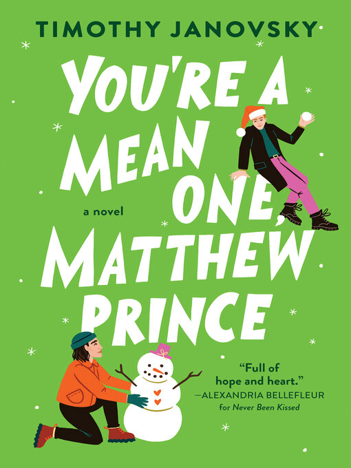 Title details for You're a Mean One, Matthew Prince by Timothy Janovsky - Available